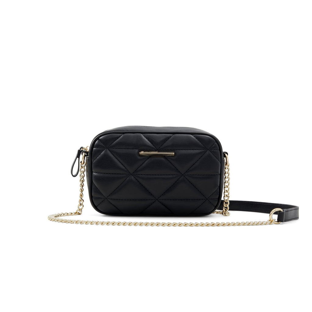 Borsa a tracolla nera in pelle vegana trapuntata Call It Spring Jools